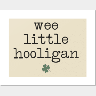 Wee Little Hooligan - St Patrick's Day Posters and Art